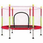 Trampolina domowo-ogrodowa 140cm (55") – Bezpieczna zabawa z siatką